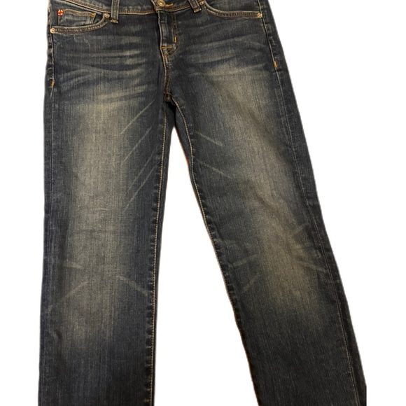 HUDSON JEANS Ginny Straight w/ Cuff Point Break Color Size 28/ US 6 - Picture 5 of 12